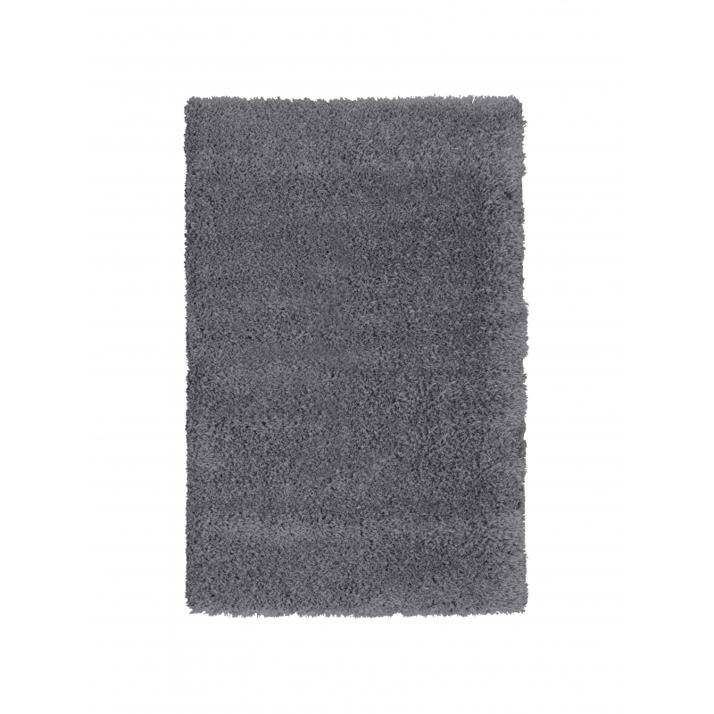 Tapis Microfibre Uni Gris -...